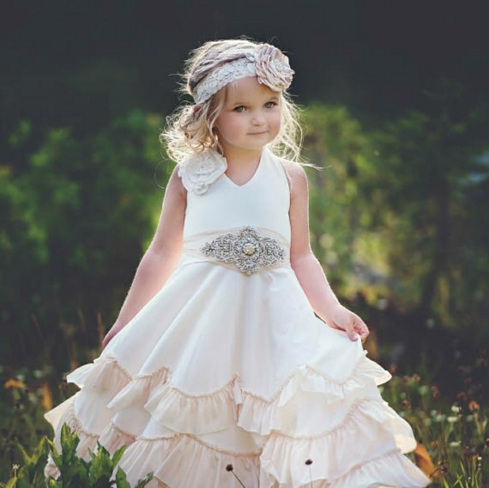 Elegant little girls dress